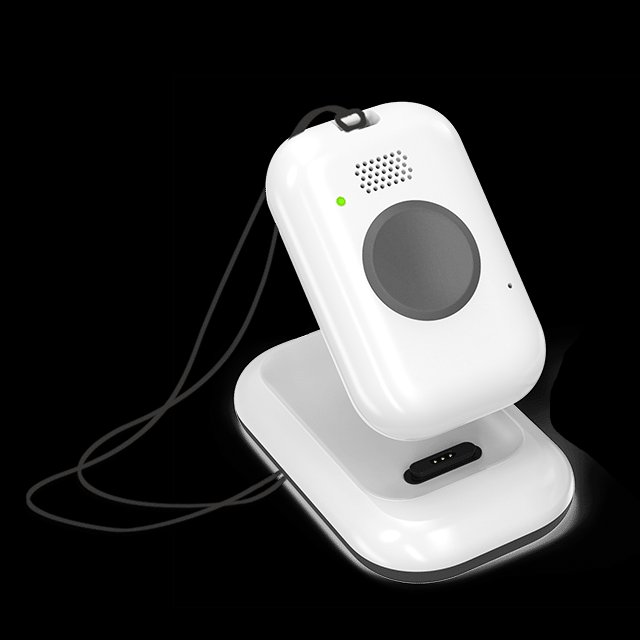 On-The-Go medical alert with 5-day battery